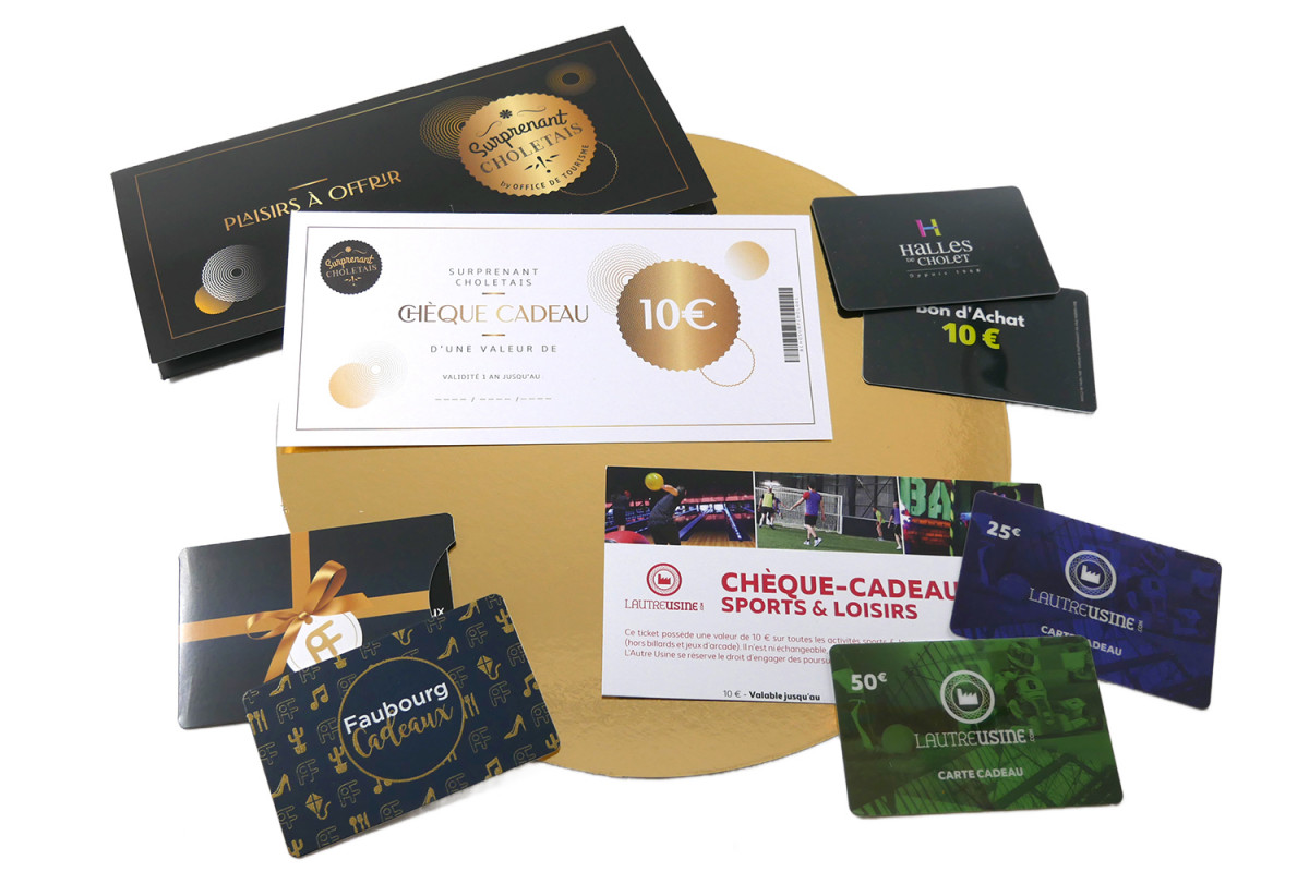 Cartes et Chèques Cadeaux