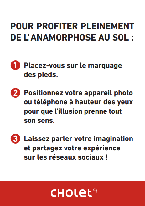 Anamorphose - © Ville de Cholet Anamorphose - © Ville de Cholet