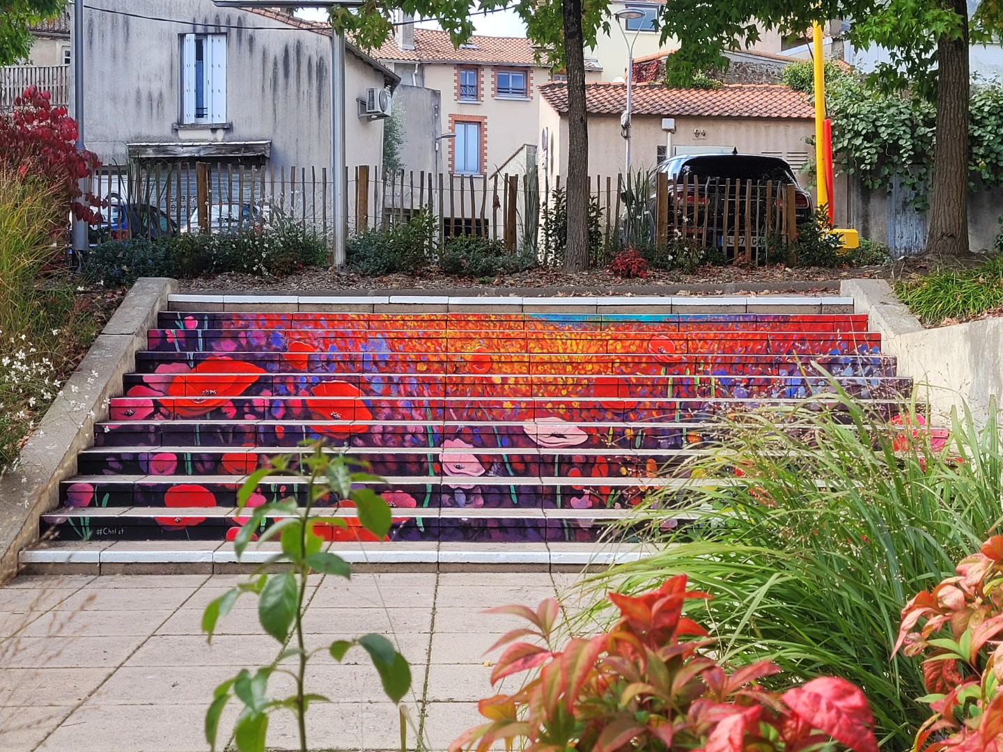 Escalier des Charuelles - © Ville de Cholet Escalier des Charuelles - © Ville de Cholet
