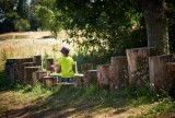 Cholet tourisme parc du menhir nature famille enfants