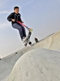 Cholet tourisme skatepark glisse roller skateboard rider