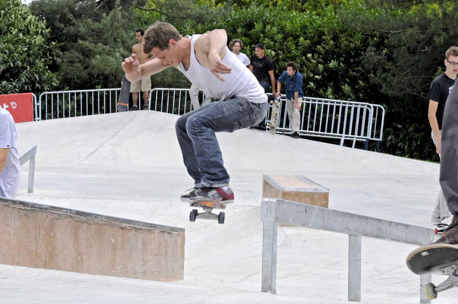 Cholet tourisme skatepark glisse roller skateboard rider