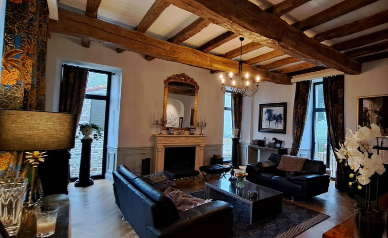 Domaine de la Haye à Saint-Christophe-du-Bois - © ASPECADA Chambres d'Hôtes Gîtes Luxe Prieuré Domaine de la Haye