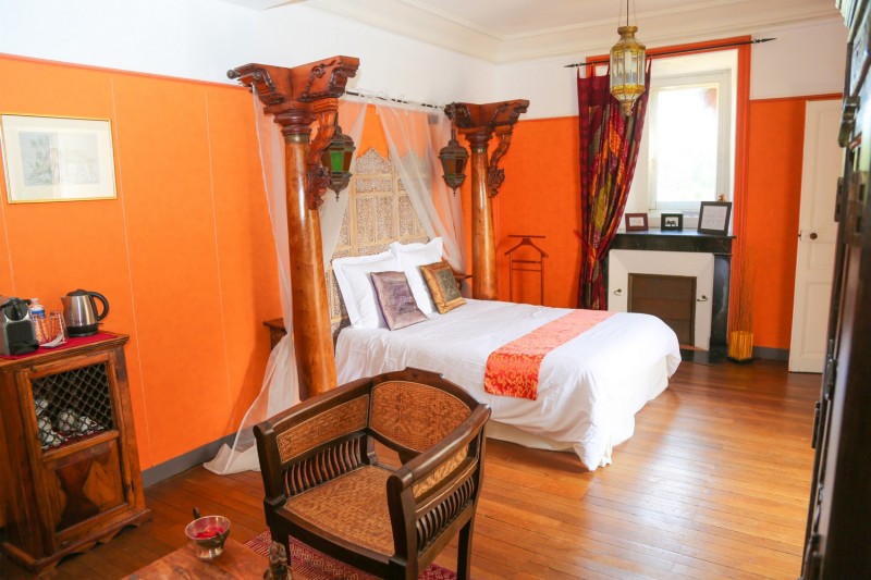 Le Château de la Frogerie à Maulévrier - © Lajentes Cholet Tourisme Chambres d'hôtes Château Piscine La Frogerie Maulévrier