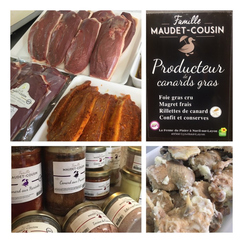 Maudet-Cousin à Nueil-sur-Layon - © Maudt-Cousin Maudet-Cousin Foie Gras Canard Produits locaux Nueil-sur-Layon