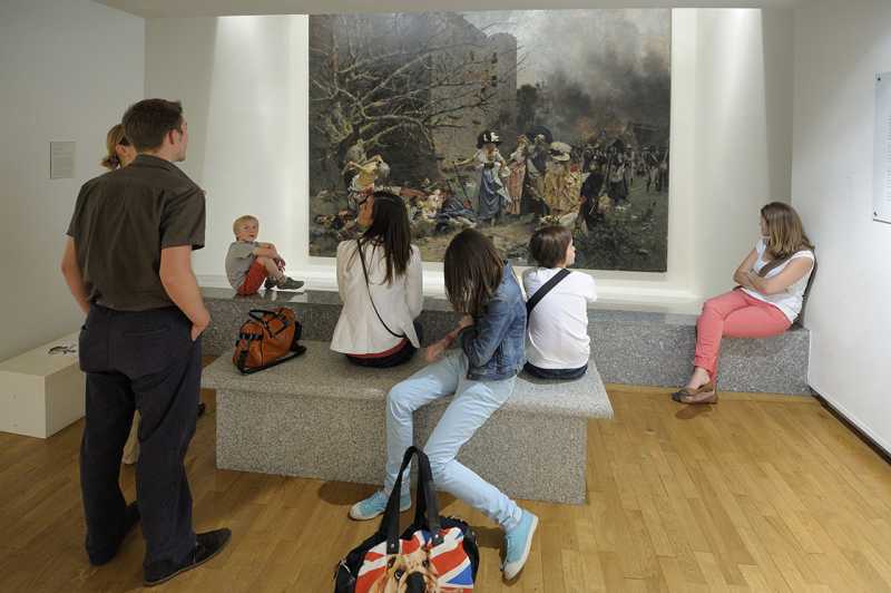 Musée d'Art et d'Histoire, Cholet - © Jean-Sébastien Evrard Cholet tourisme visiter musee art histoire guerres de vendée abstraction géométrique figuratif