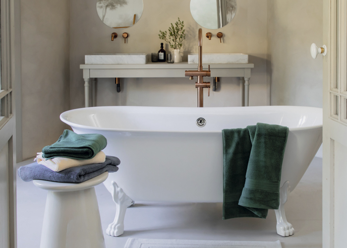 Linge de bain - © Sté Garnier Thiebault Le grenier du tissage linge de maison la séguinière