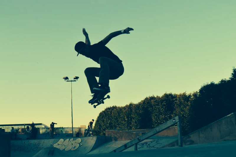 Cholet tourisme skatepark glisse roller skateboard rider