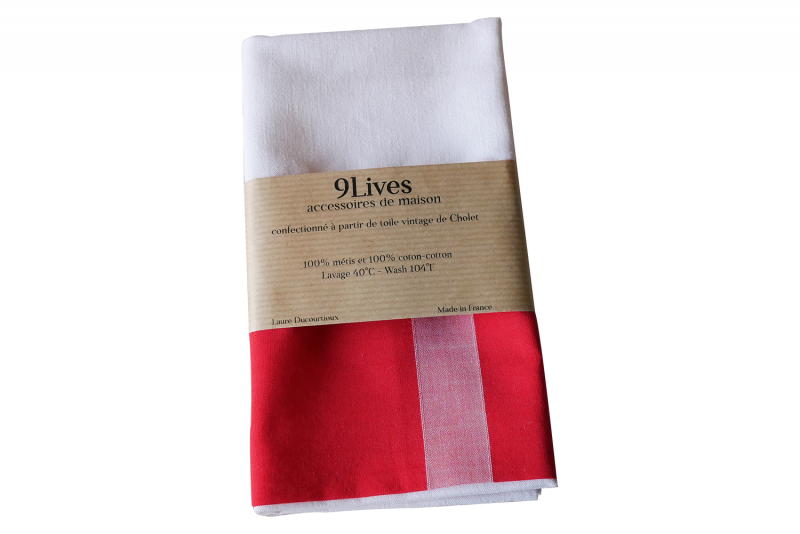 torchon mouchoir de cholet 9 lives