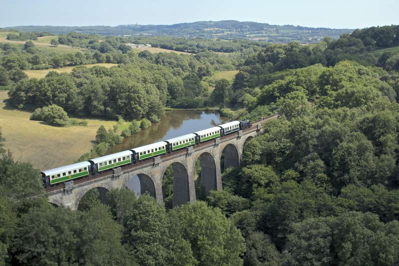 Train à vapeur - Chemin de Fer de Vendée - © Chemin de Fer de Vendée cholet tourisme nature train vapeur chemin de fer de vendee orient express