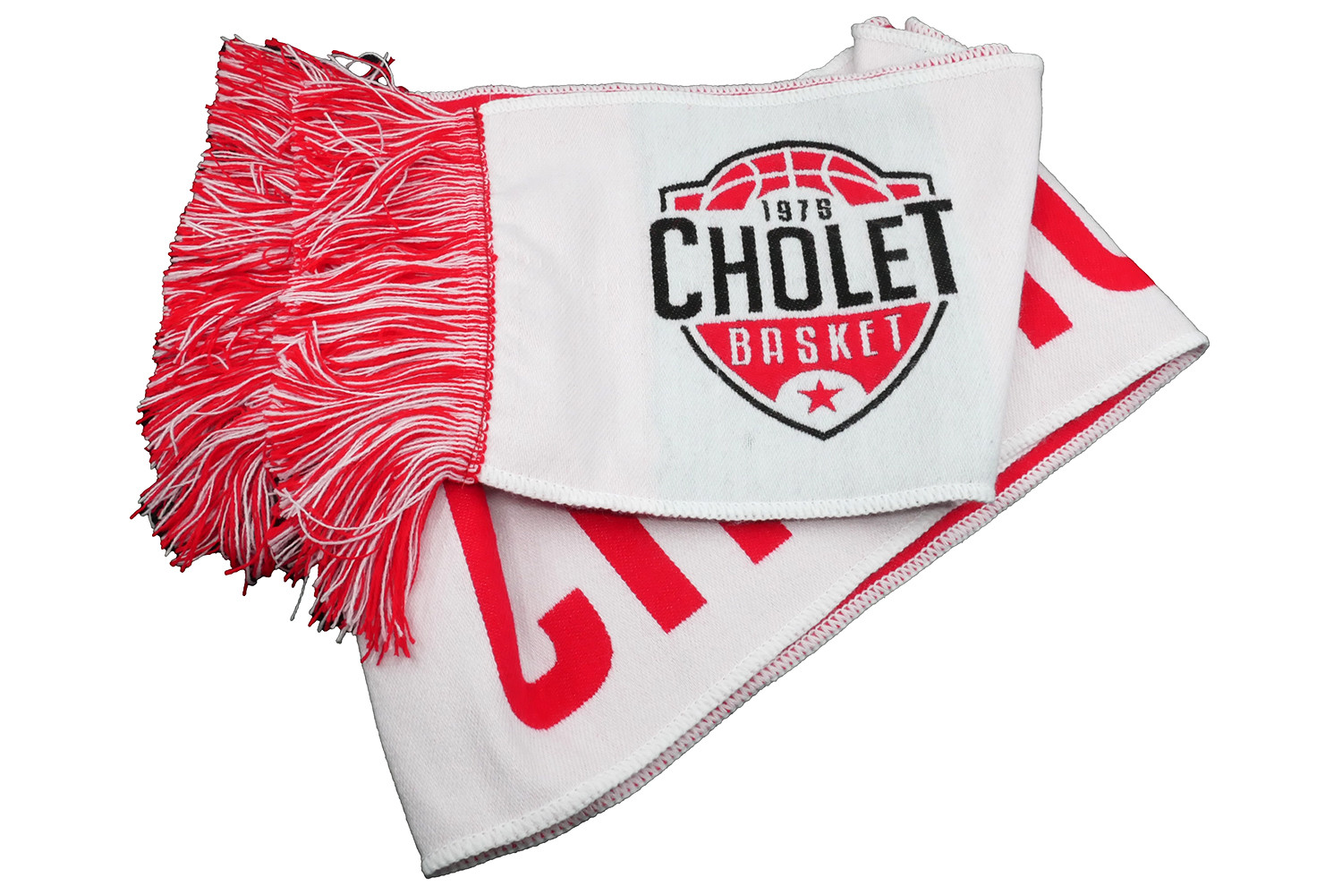 Echarpe Cholet Basket Blanc Achat en ligne
