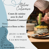 Atelier culinaire avec le chef Sébastien CRAMARD