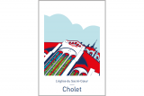 Affiche Illustrée L'église du Sacré-Coeur - Cholet