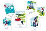 Carte postale Illustrée