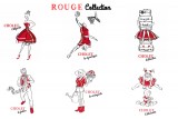 Cartes postales Rouge Collection