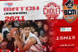 Cholet Basket contre Gravelines-Dunkerque - Neal Sako.