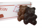 Coffret oursons Chocolat Noir - Guimauve Fraise