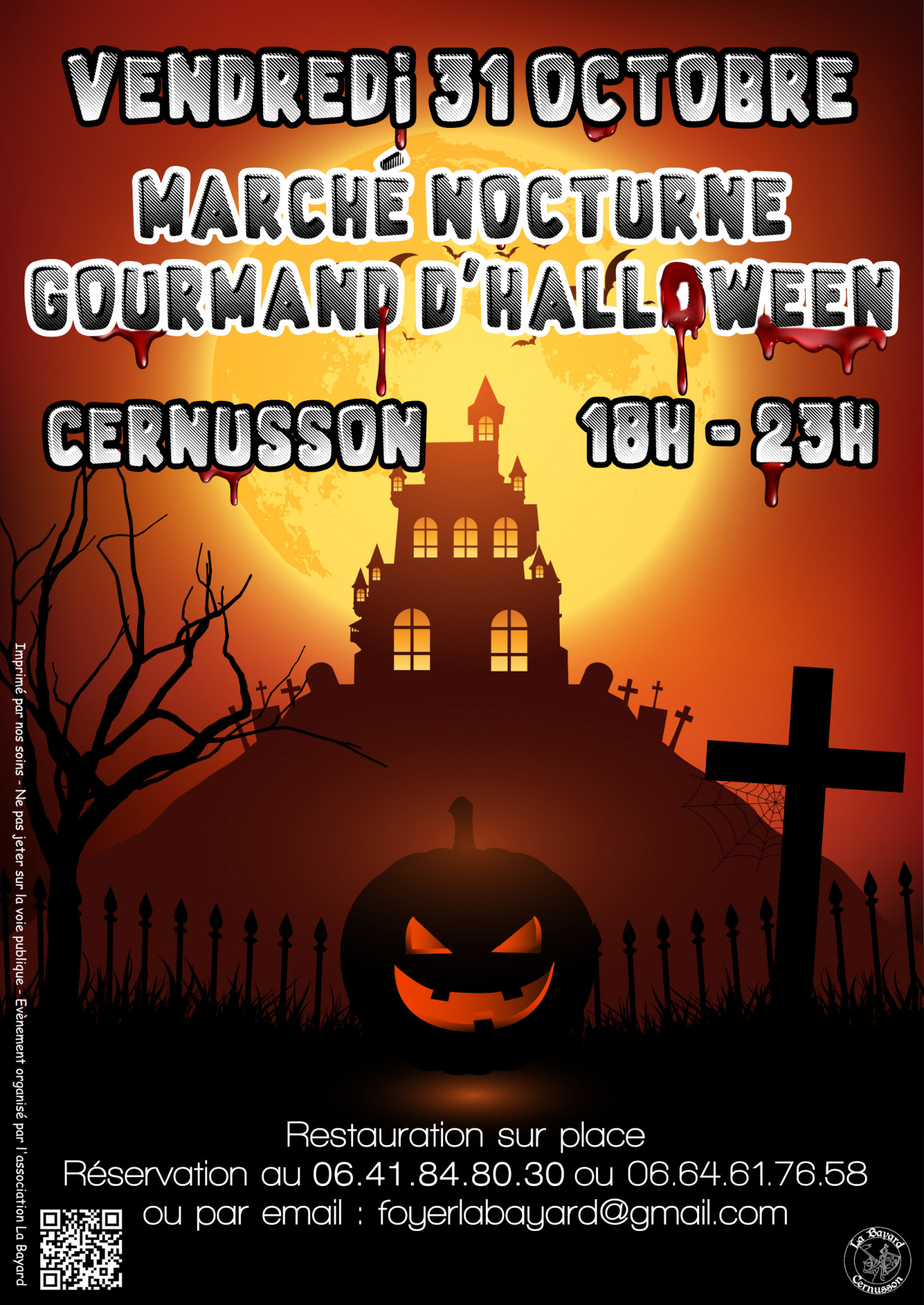 marché gourmand d'halloween cernusson