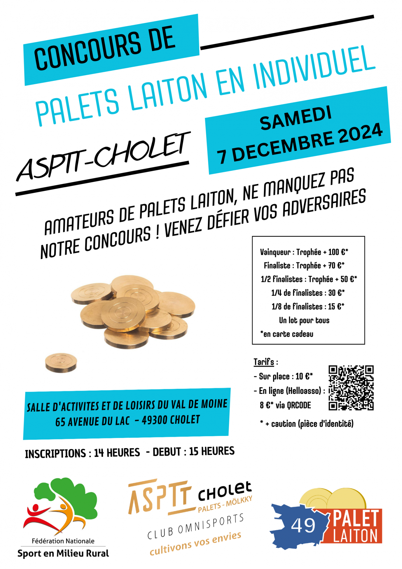 concours palet laiton asptt cholet