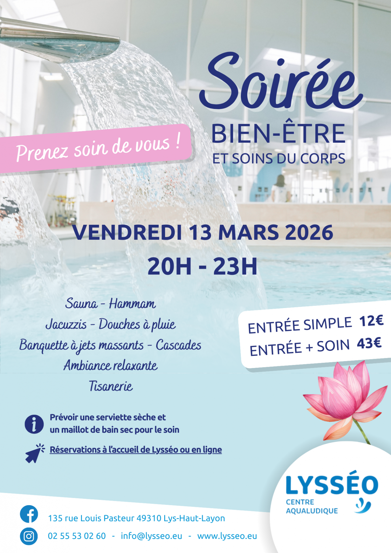 soirée bien-être lysseo vihiers lys-haut-layon