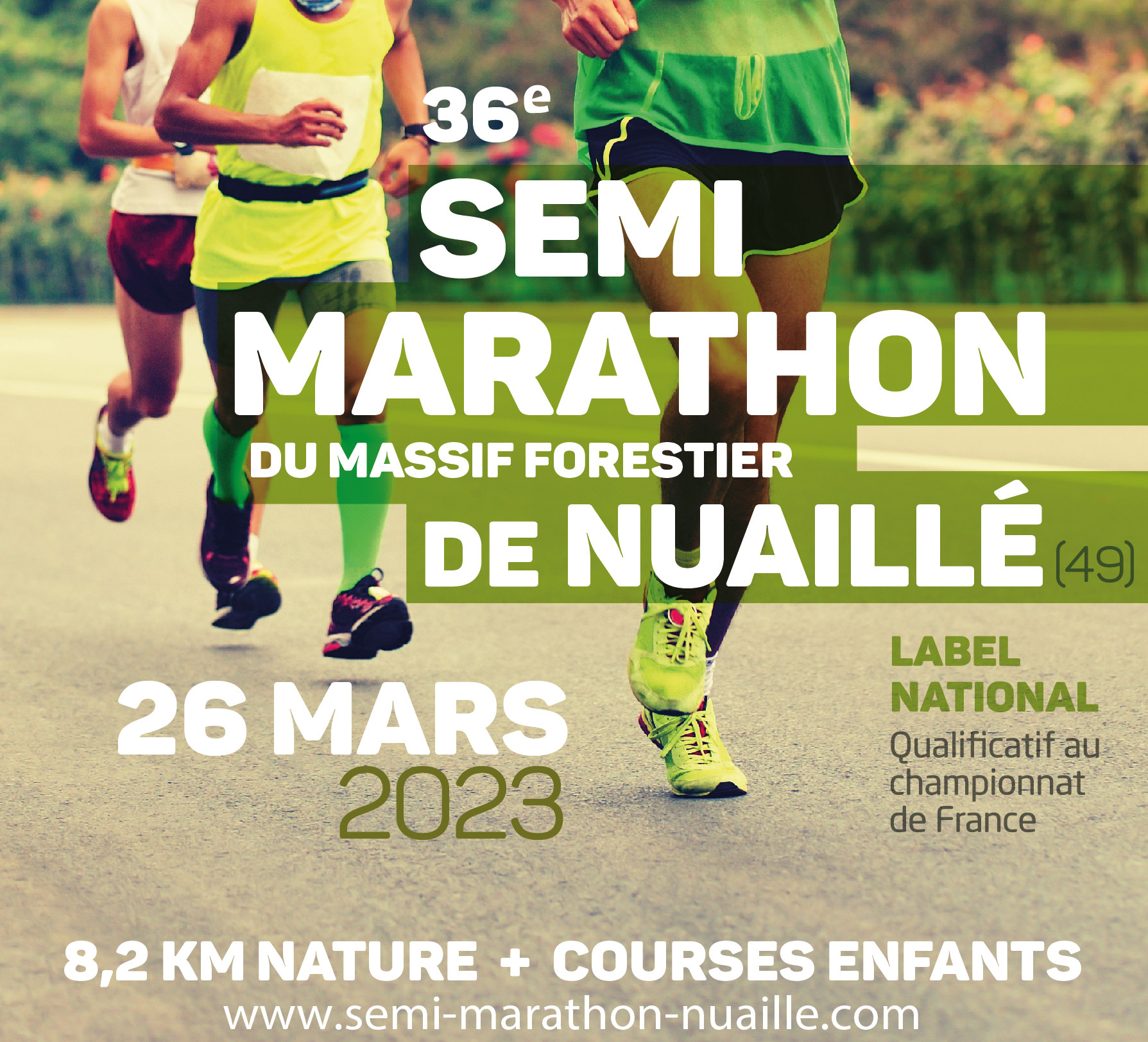 semi marathon massif forestier nuaillé cholet 