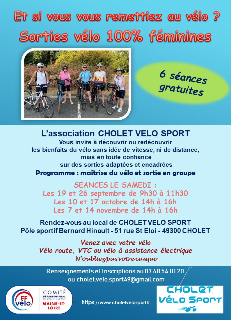 CHOLET VELO SPORT Et si vous vous remettiez au vélo.PNG