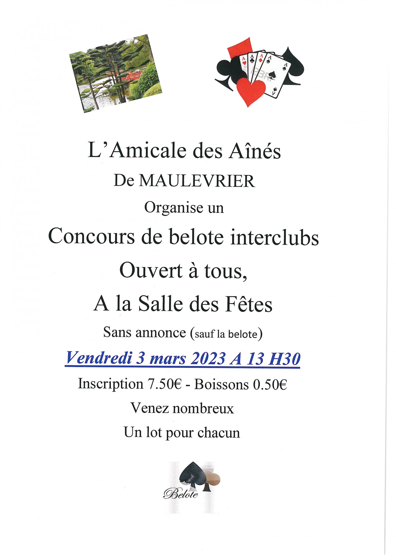 Concours de Belote interclubs