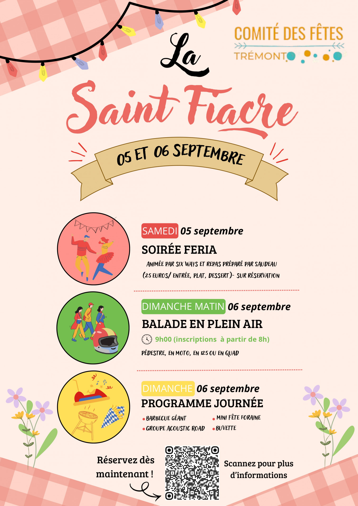 Affiche Saint Fiacre 2026 trémont