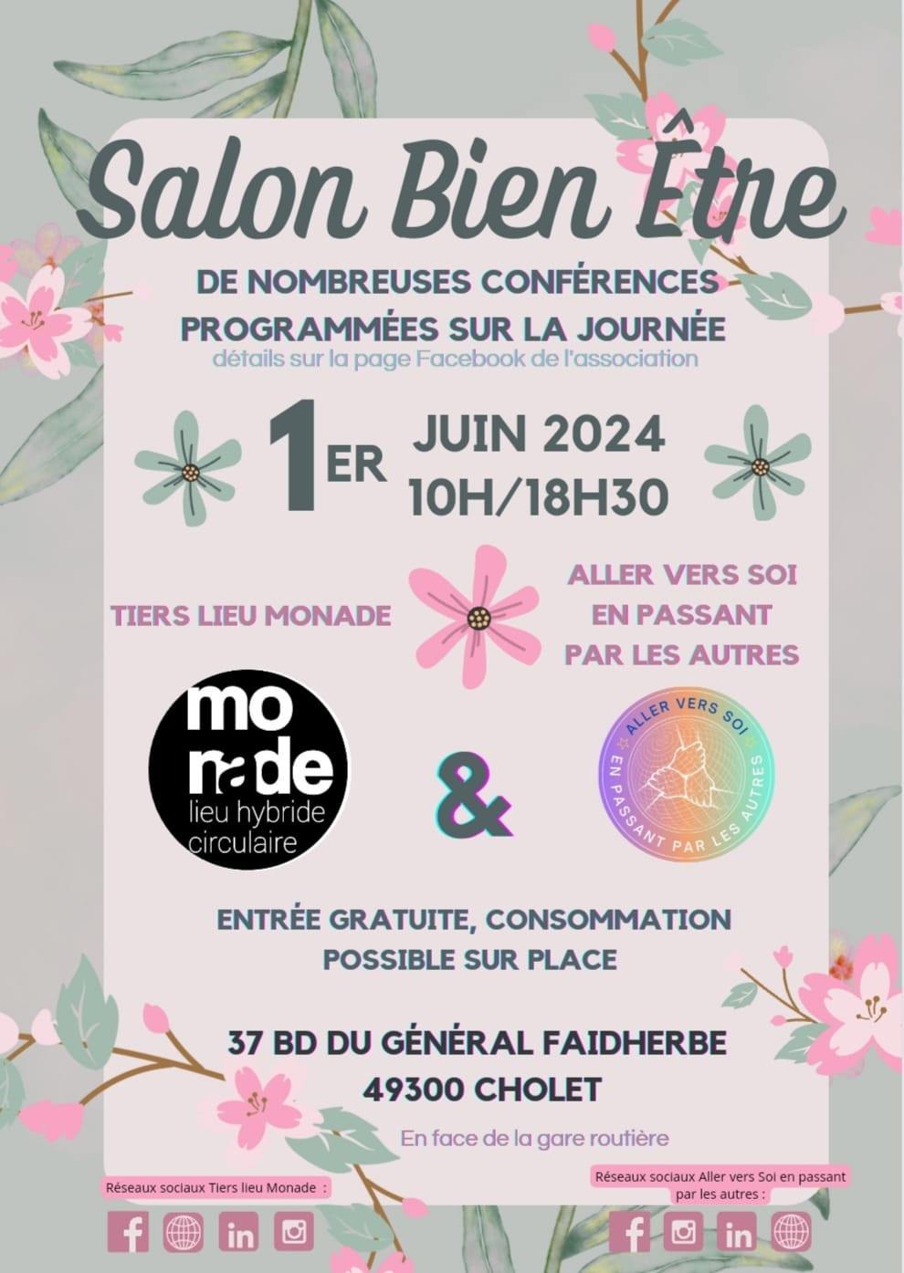 salon bien etre 1 juin 24 cholet