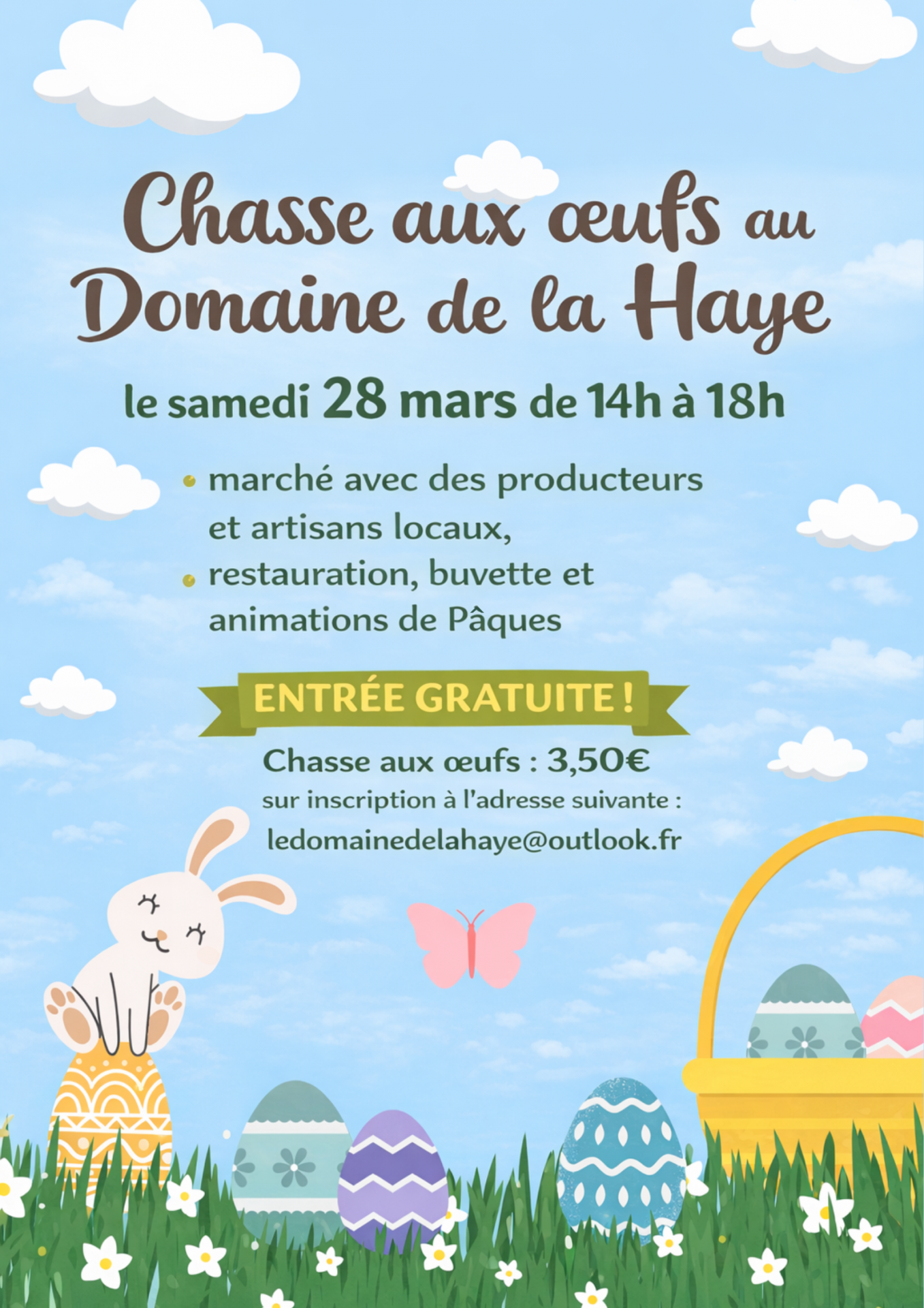 Animations de Pâques au Domaine de la Haye