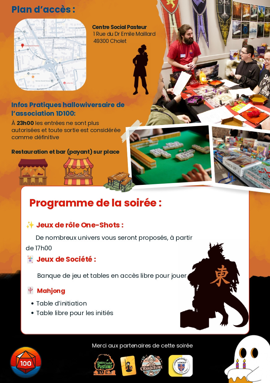 Anniversaire horrifique de l'association 1D100 [ 2 ANS]