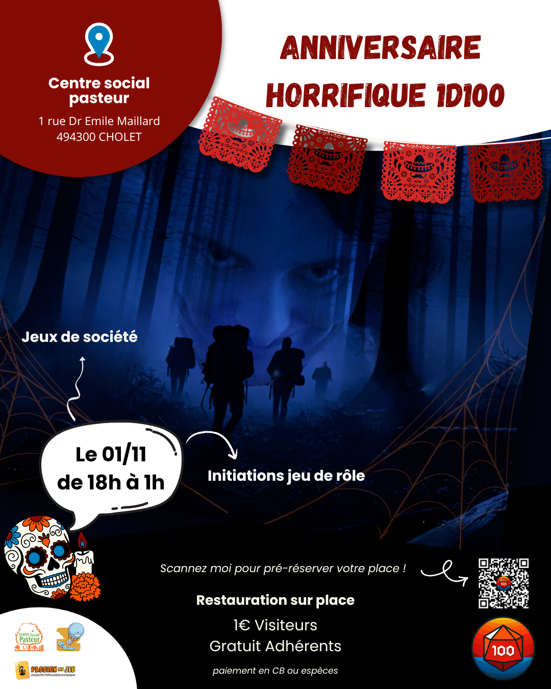 Anniversaire horrifique de l'association 1D100