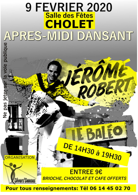 Après-midi dansant Jérôme Robert Cholet