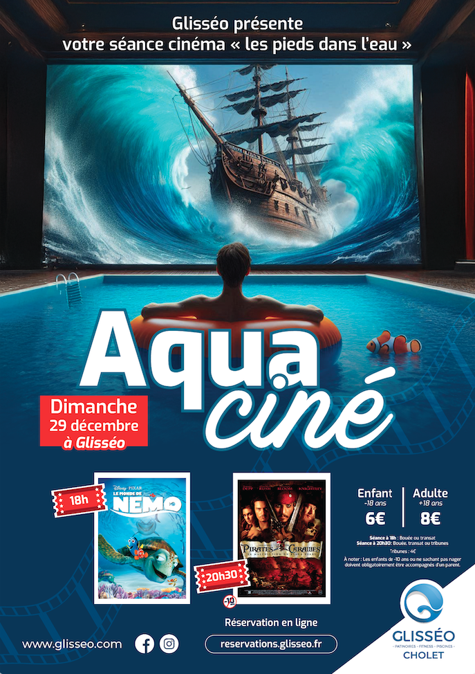 Agenda manifestation Aqua-ciné-Glisséo cholet