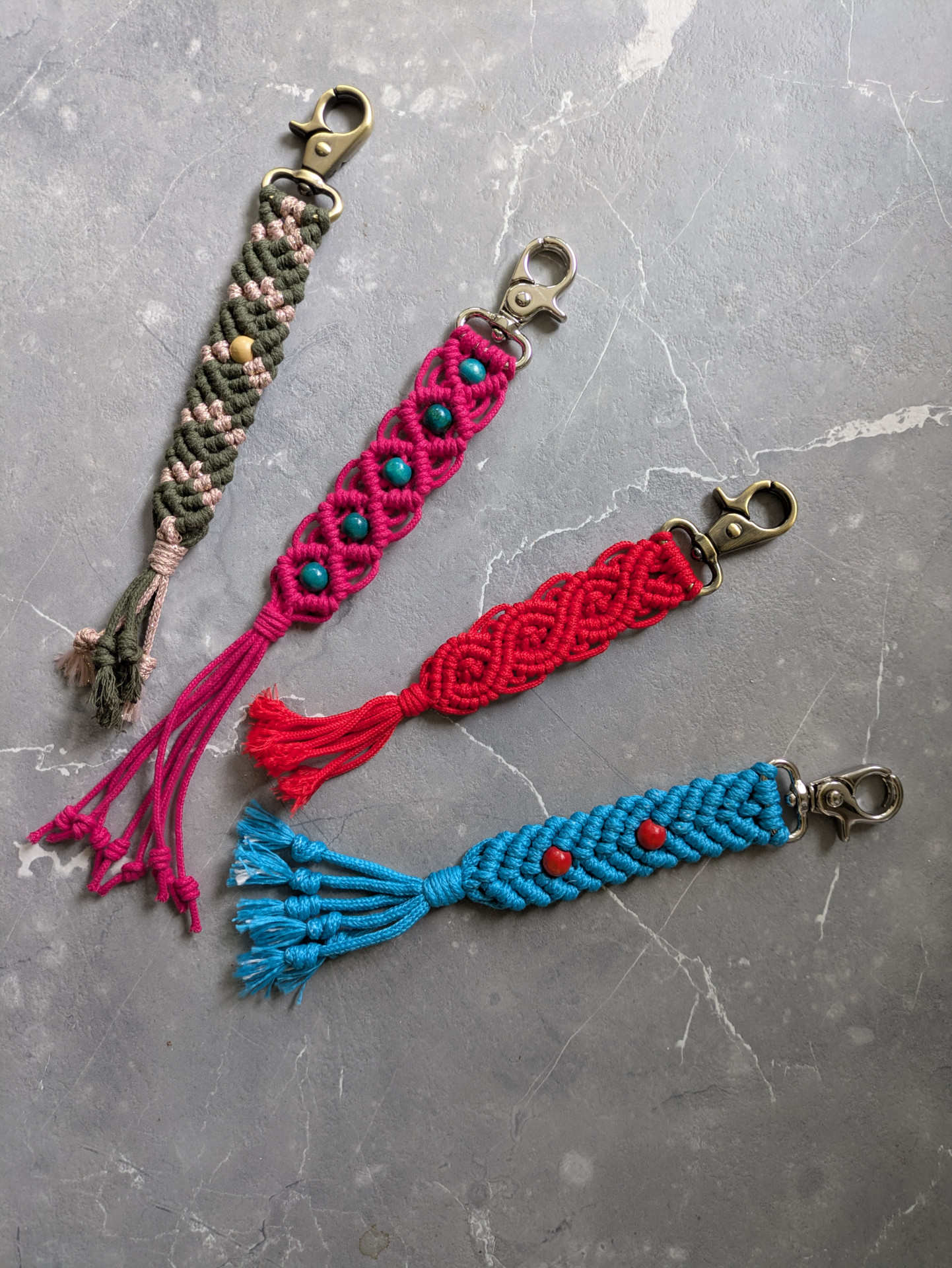 Atelier porte clé / accessoire de sac en macramé
