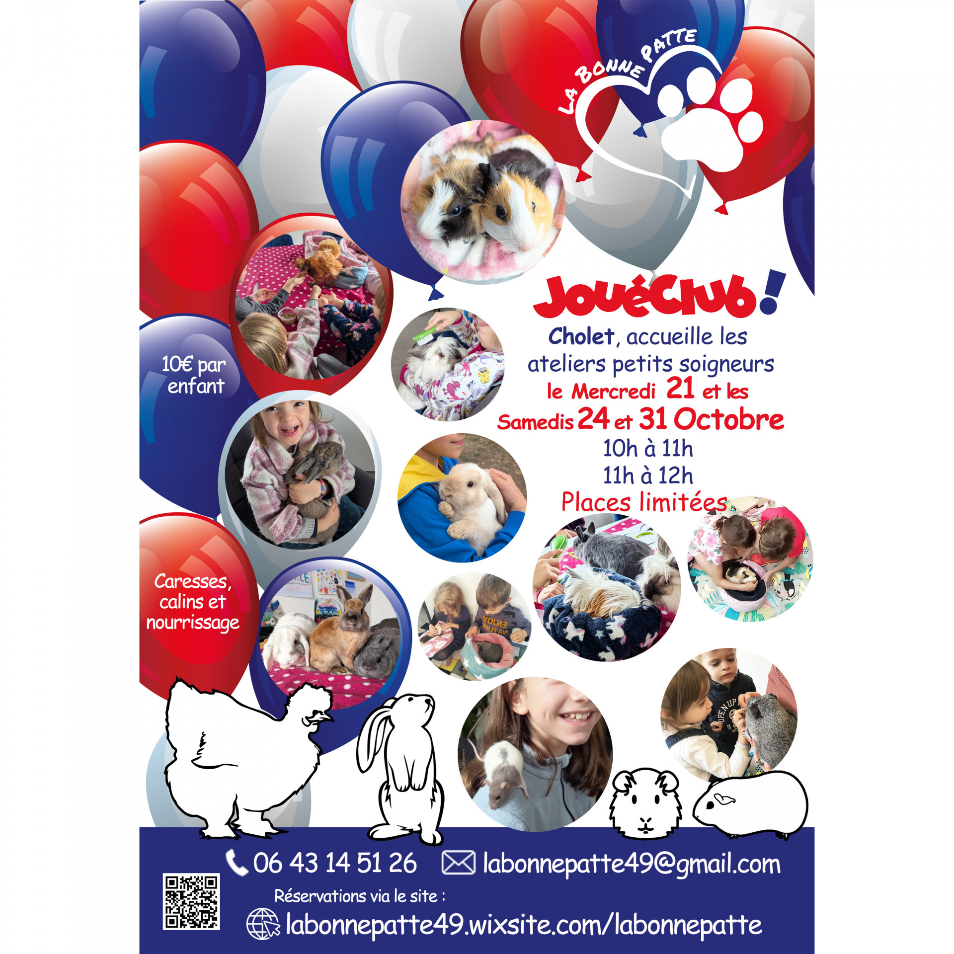  Agenda manifestation Ateliers petits soigneurs chez JouéClub (49) CHOLET