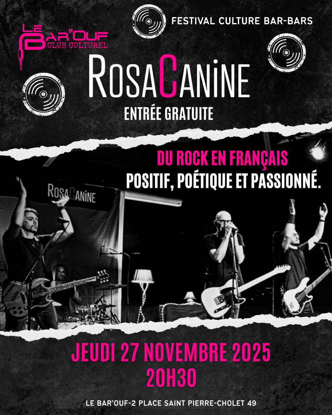 rosacanine bar ouf cholet