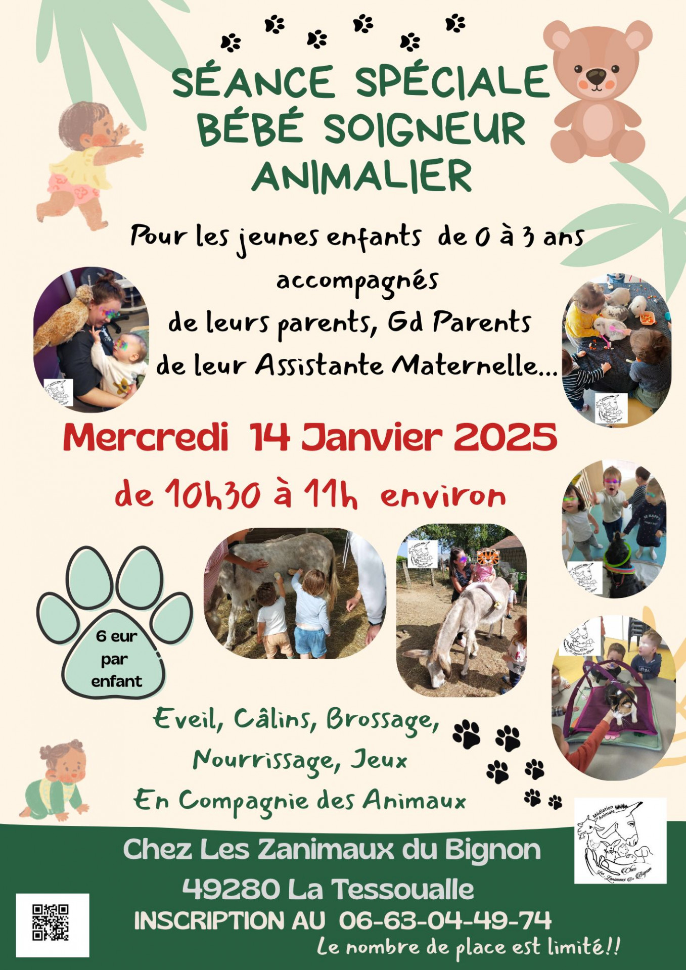 bebe-soigneur-la-tessoualle-49 - © Les Zanimaux du Bignon bebe-soigneur-la-tessoualle-49