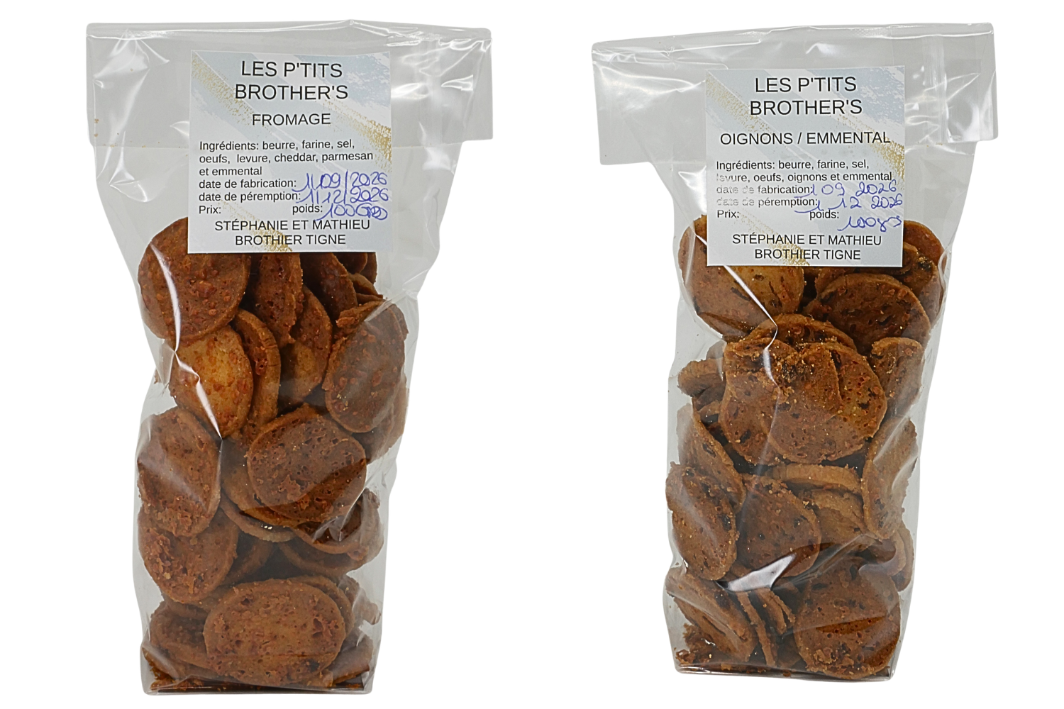 Biscuits salés Les P'tits Brothers