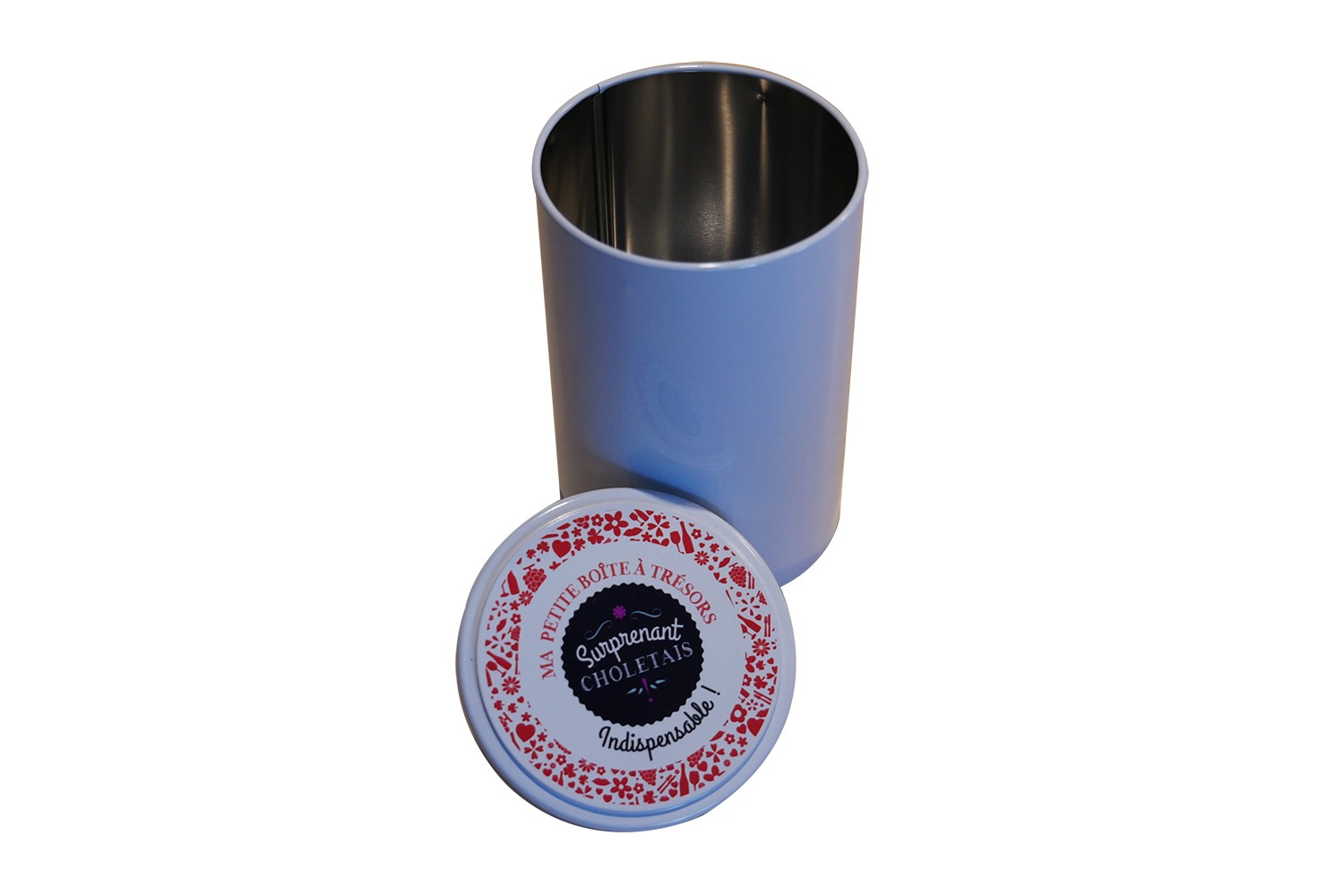 Boîte Métal Surprenant Choletais - Format Cylindrique