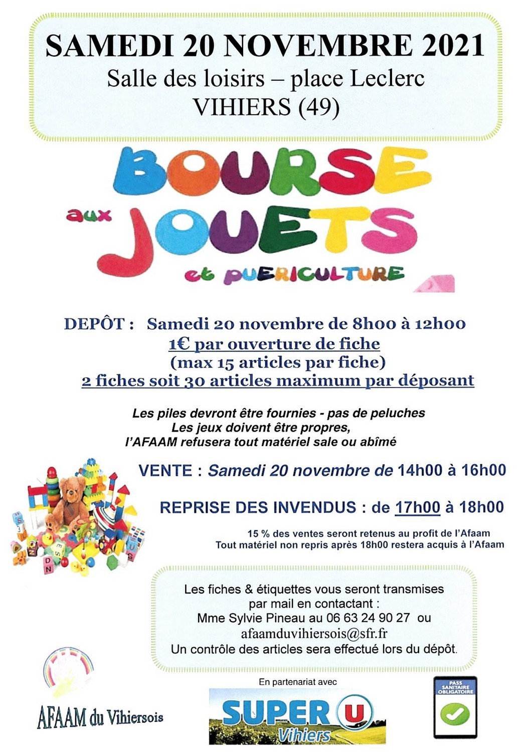 Bourse Jouets Puériculture Vihiers