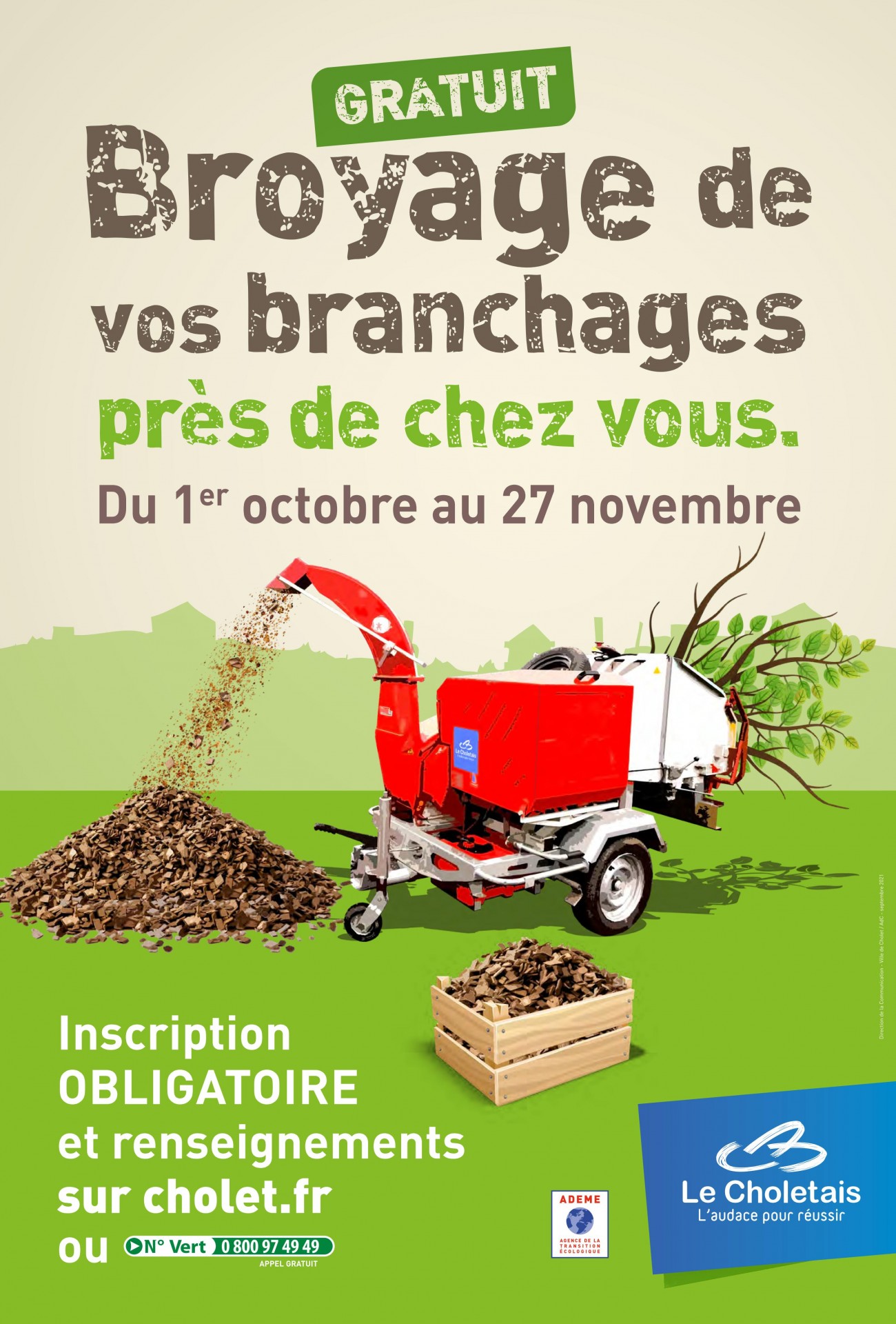 Agenda broyage branchages cholet