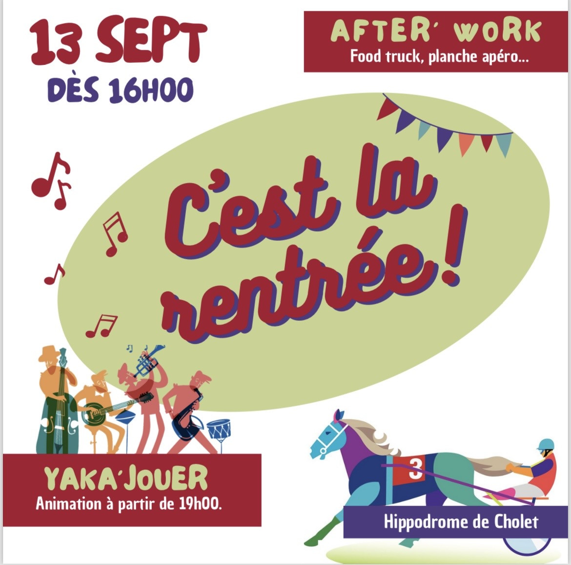 C'est la rentrée hippodrome de Cholet