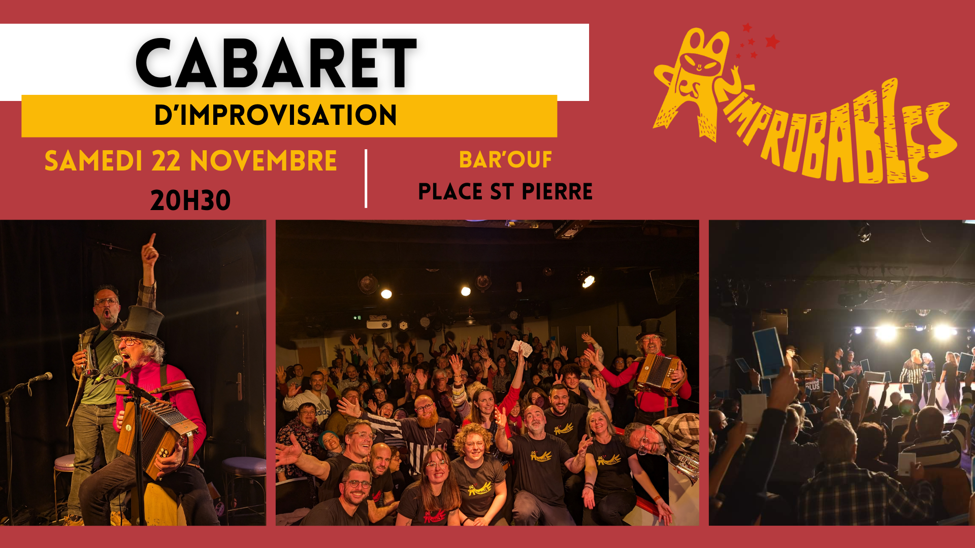 Cabaret d’Impro : Les Z'improbables