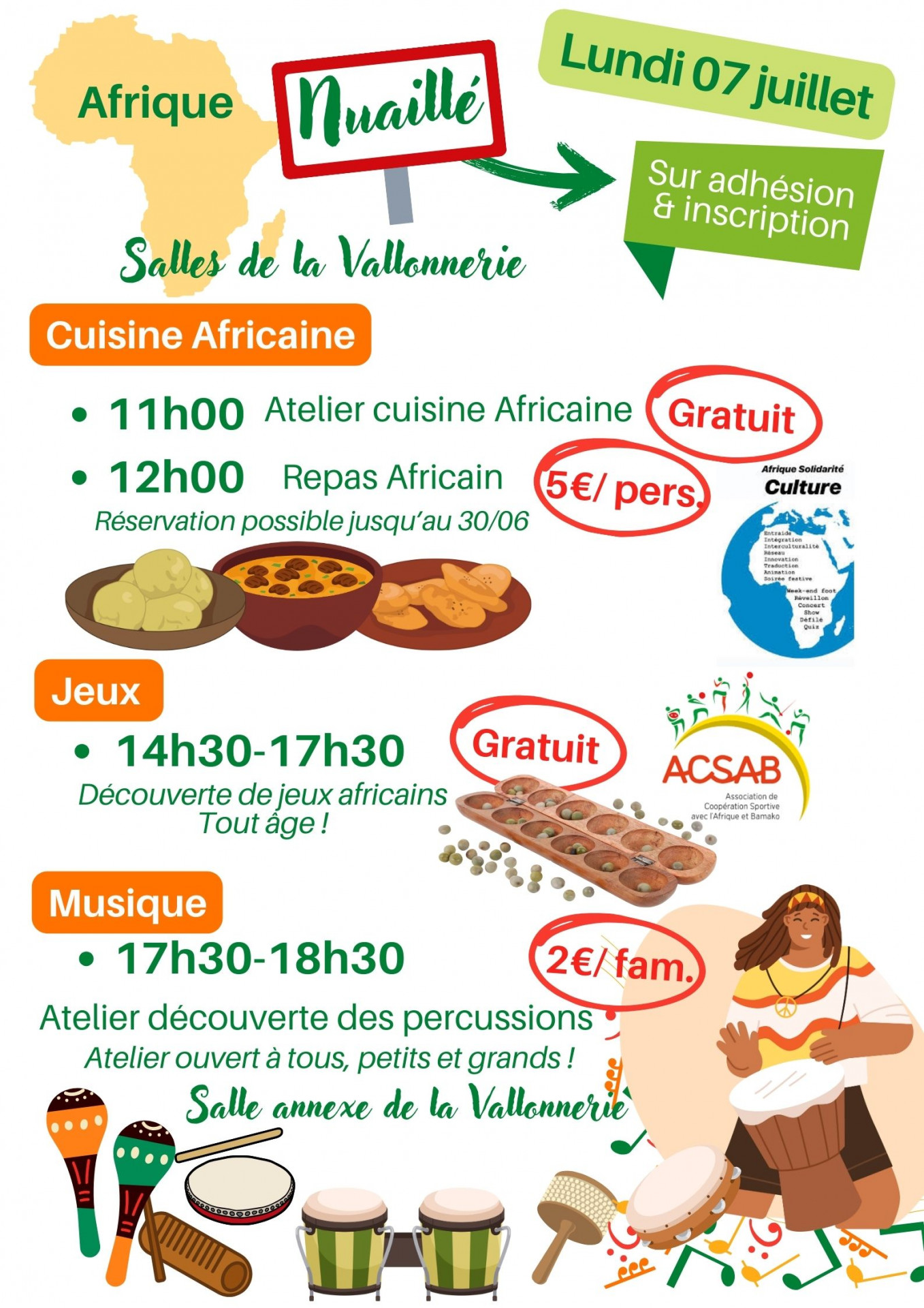 Agenda manifestation Chloro file autour du monde Nuaillé