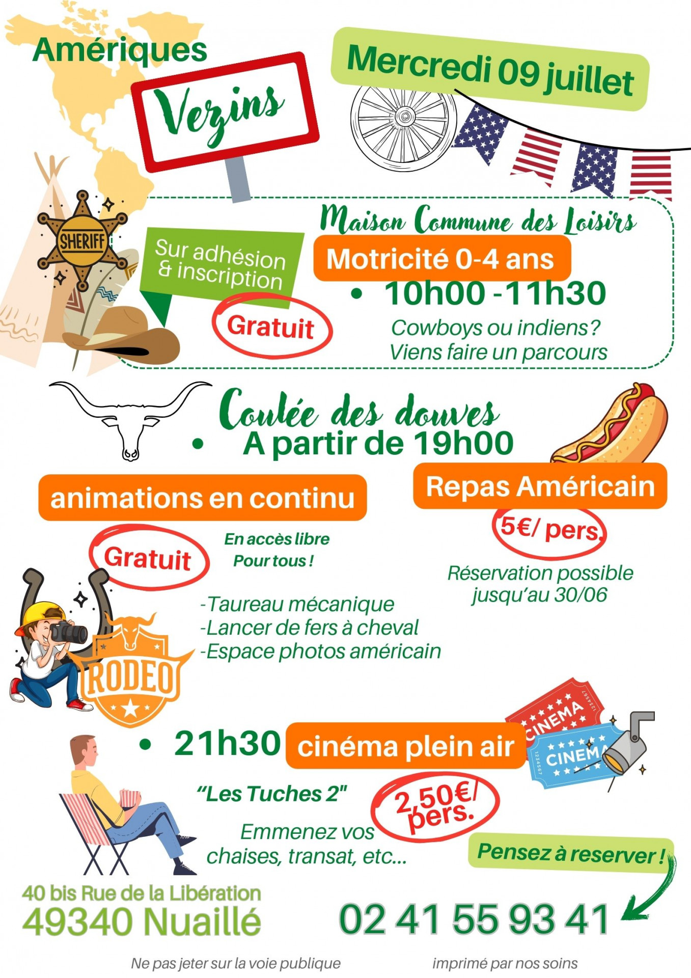 Agenda manifestation Chloro file autour du monde Nuaillé