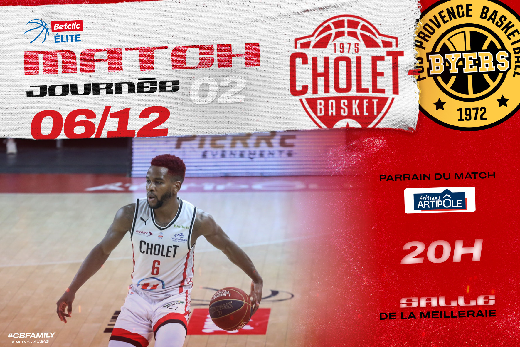 Cholet Basket vs Fos sur Mer