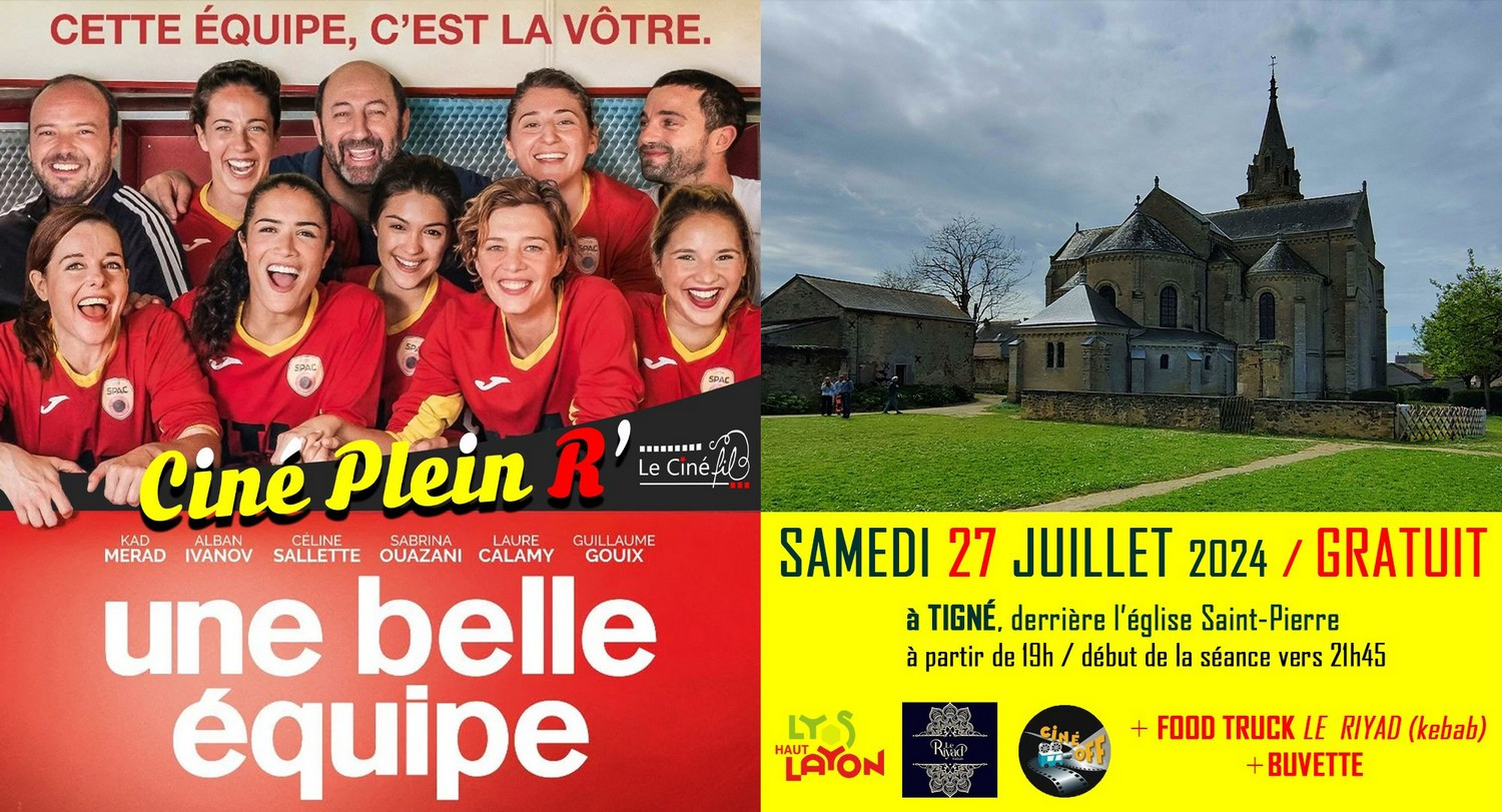 Cinéma Plein Air Tigné Projection