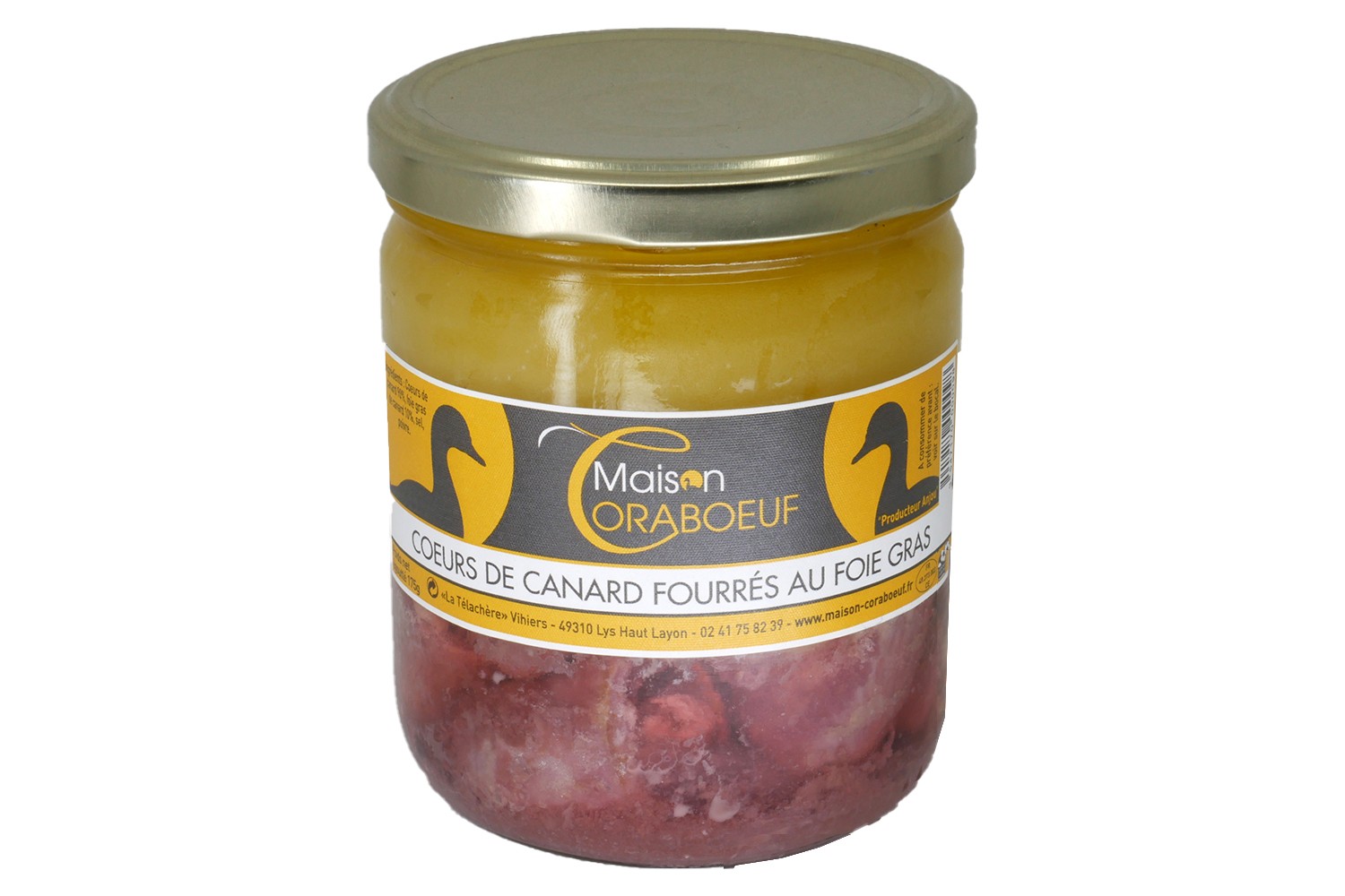 Coeurs de Canard fourrées au Foie gras