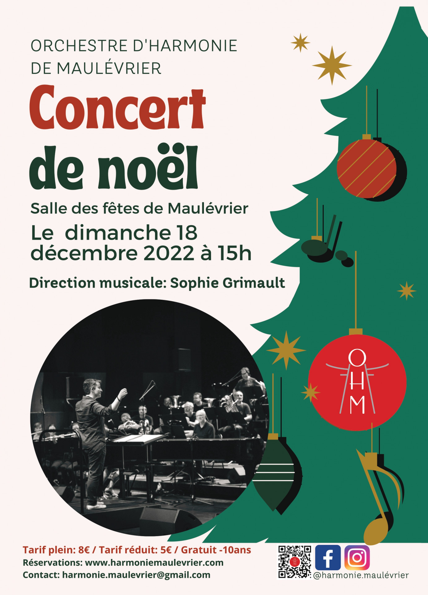 agenda manifestation Concert de Noël Maulévrier